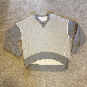 Two toned gray Free People sweatshirt